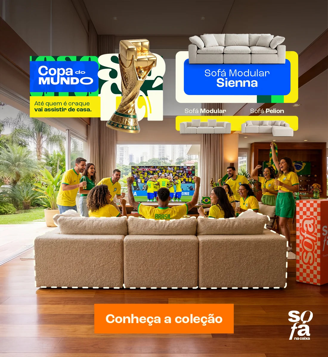 Copa do Mundo — Sofá Modular Sienna