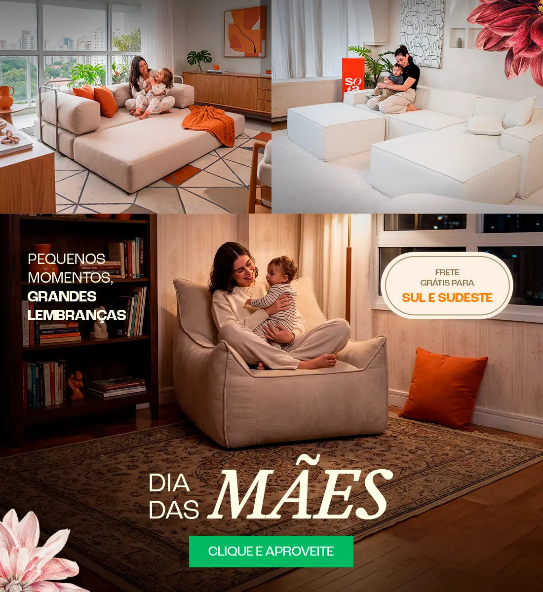 Dia das Mães — Frete grátis Sul e Sudeste